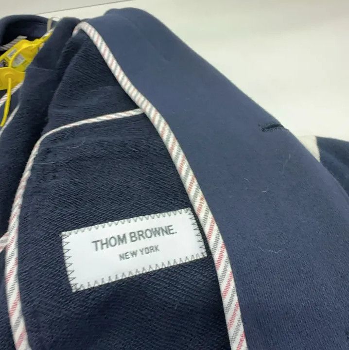 Thom Browne Thom Browne Navy Blue Button-Up Blazer Size US M / EU 48-50 / 2 - 5 Thumbnail