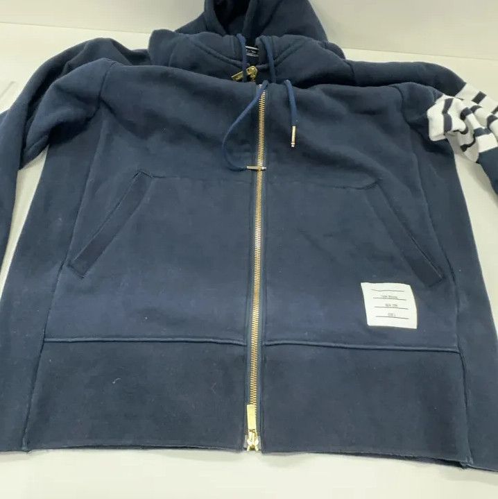 Thom Browne Thom Browne Classic Hooded Sweatshirt for Men Size US M / EU 48-50 / 2 - 10 Thumbnail
