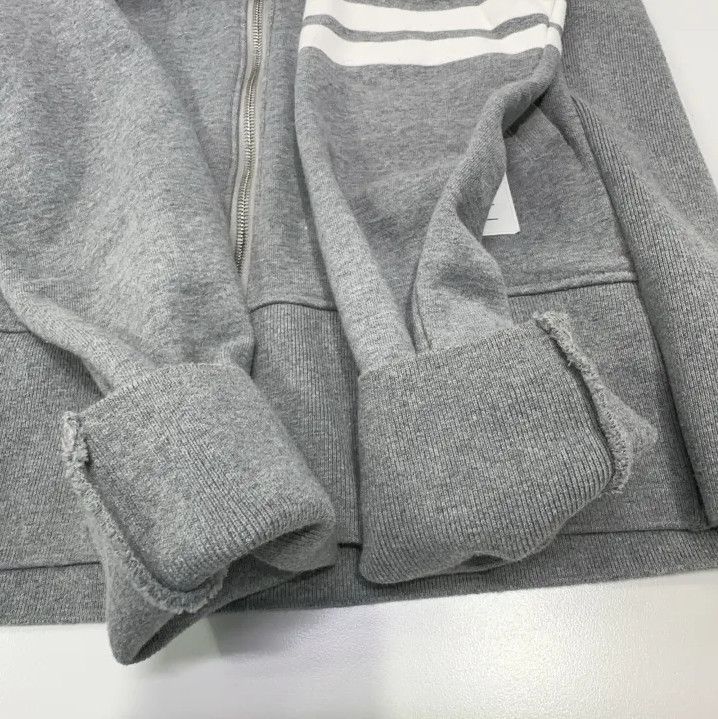 Thom Browne Thom Browne Gray IVY Boy Zip Hoodie Size US L / EU 52-54 / 3 - 13 Thumbnail
