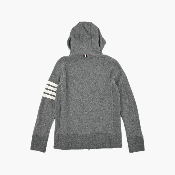 Thom Browne Thom Browne Gray IVY Boy Zip Hoodie Size US L / EU 52-54 / 3 - 3 Thumbnail