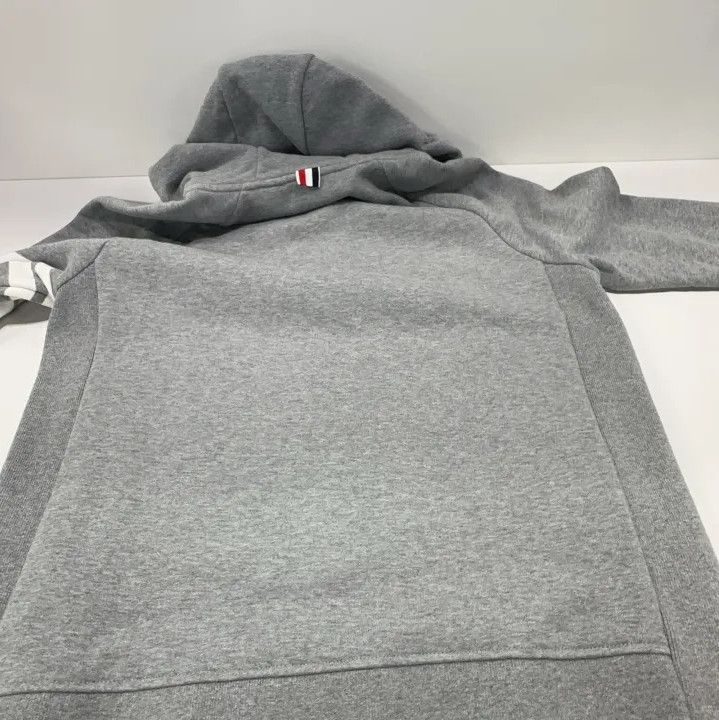 Thom Browne Thom Browne Gray IVY Boy Zip Hoodie Size US L / EU 52-54 / 3 - 14 Thumbnail