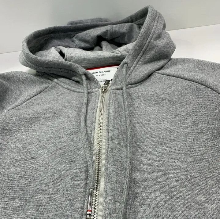 Thom Browne Thom Browne Gray IVY Boy Zip Hoodie Size US L / EU 52-54 / 3 - 9 Thumbnail