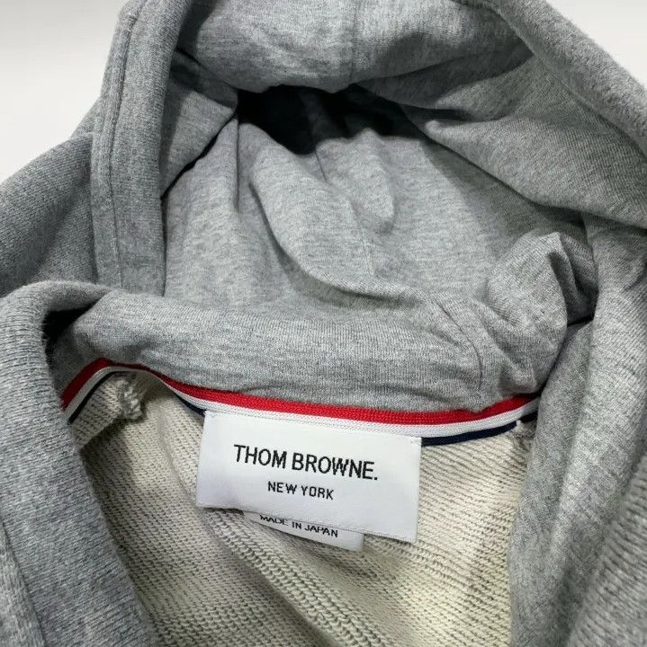 Thom Browne Thom Browne Gray IVY Boy Zip Hoodie Size US L / EU 52-54 / 3 - 4 Thumbnail