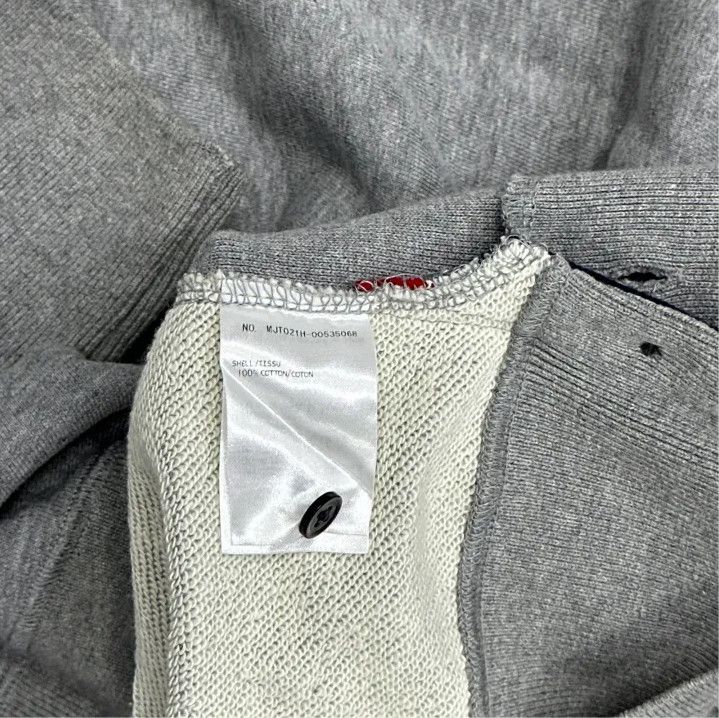 Thom Browne Thom Browne Classic Gray Crewneck Sweatshirt Size US XXL / EU 58 / 5 - 4 Thumbnail