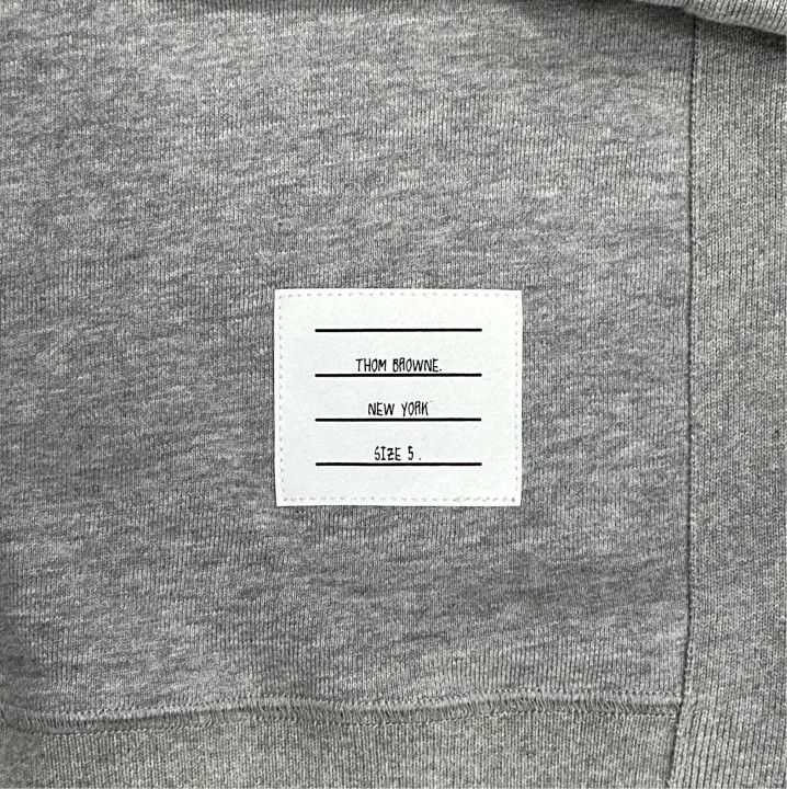 Thom Browne Thom Browne Classic Gray Crewneck Sweatshirt Size US XXL / EU 58 / 5 - 3 Thumbnail