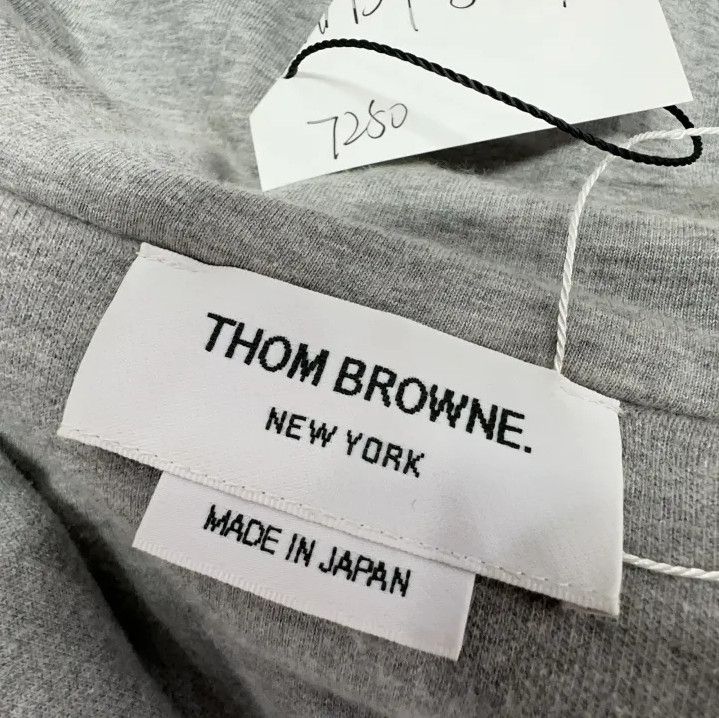 Thom Browne Thom Browne Gray Zippered Hoodie for Men Size US M / EU 48-50 / 2 - 6 Thumbnail