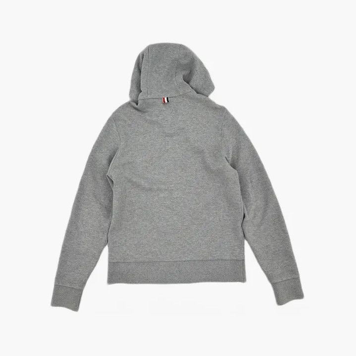 Thom Browne Thom Browne Gray Zippered Hoodie for Men Size US M / EU 48-50 / 2 - 3 Thumbnail