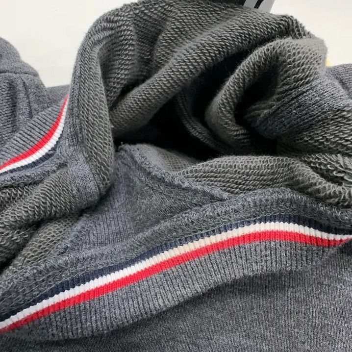 Thom Browne Thom Browne Gray Striped Crewneck Sweatshirt Size US M / EU 48-50 / 2 - 8 Thumbnail
