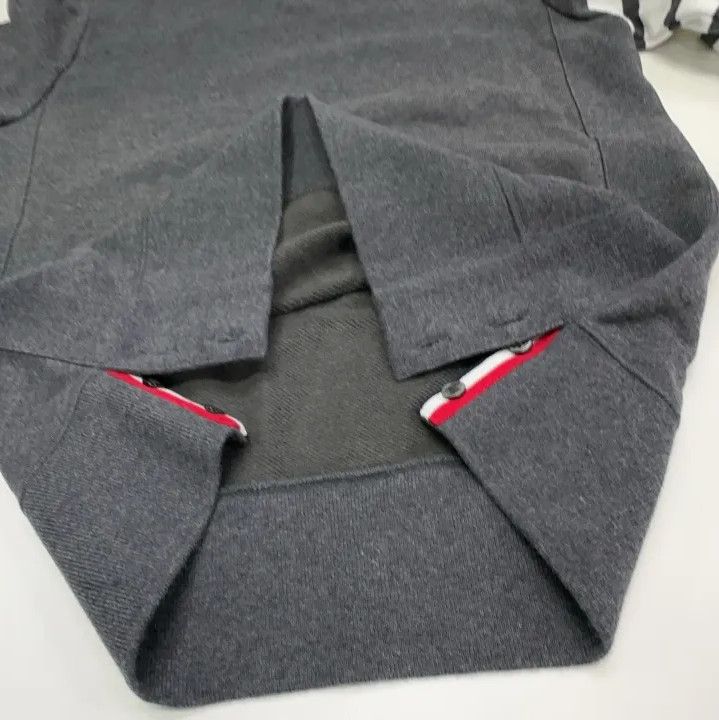 Thom Browne Thom Browne Gray Striped Crewneck Sweatshirt Size US M / EU 48-50 / 2 - 9 Thumbnail