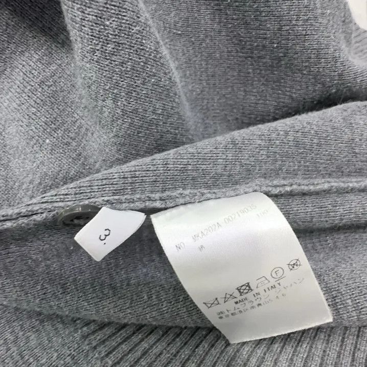 Thom Browne Thom Browne Gray Long Sleeve Knit Sweatshirt Size US L / EU 52-54 / 3 - 5 Thumbnail