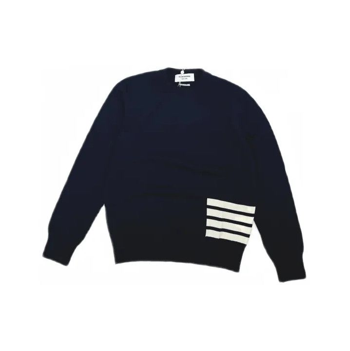 Thom Browne Thom Browne Classic Knitted Sweater in Blue Size US M / EU 48-50 / 2 - 2 Thumbnail