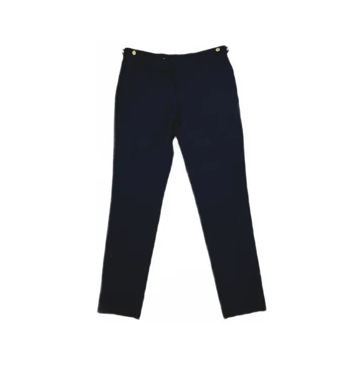 Thom Browne Thom Browne Navy Low-Waist Suit Pants Size US 26 / EU 42 - 2 Thumbnail