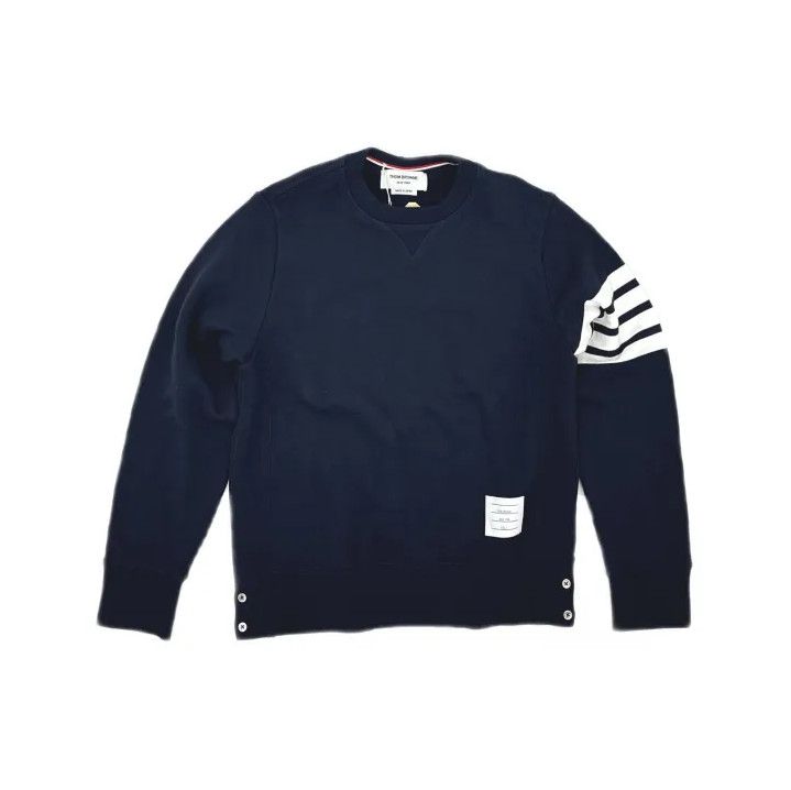 Thom Browne Thom Browne Men's Classic Navy Sweatshirt Size US M / EU 48-50 / 2 - 2 Thumbnail