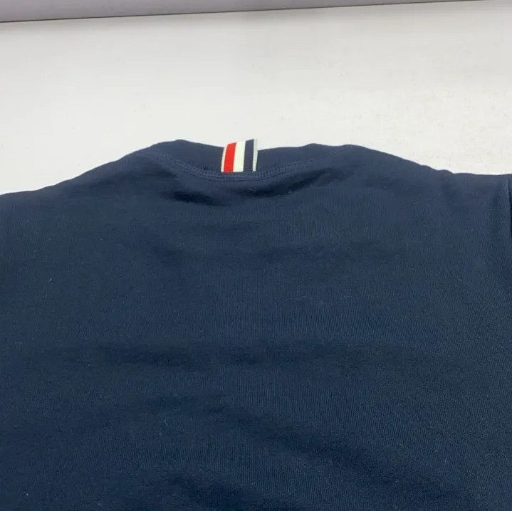 Thom Browne Thom Browne Classic Navy Blue Crewneck Sweatshirt Size US M / EU 48-50 / 2 - 7 Thumbnail