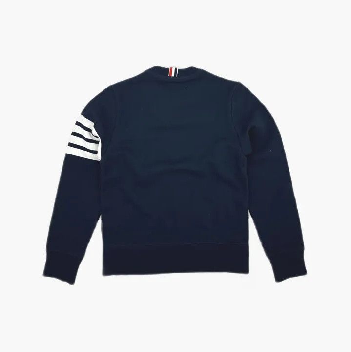 Thom Browne Thom Browne Classic Navy Blue Crewneck Sweatshirt Size US M / EU 48-50 / 2 - 3 Thumbnail