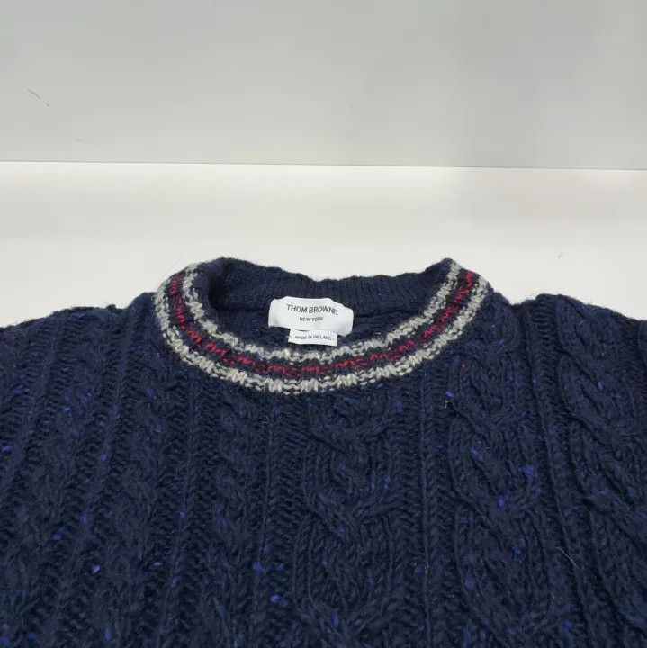 Thom Browne Thom Browne Ribbed Knit Sweater for Men Size US M / EU 48-50 / 2 - 8 Thumbnail