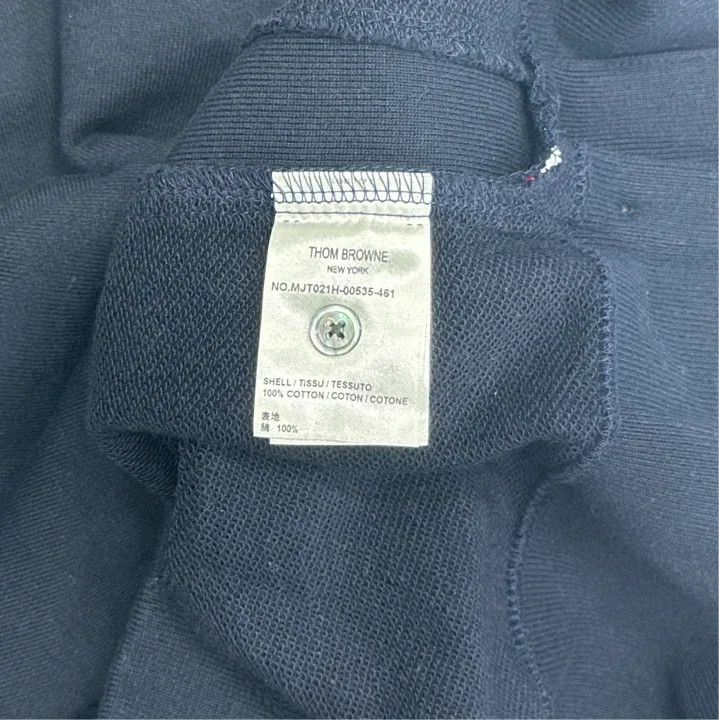 Thom Browne Thom Browne Classic Navy Striped Crewneck Sweatshirt Size US M / EU 48-50 / 2 - 4 Thumbnail