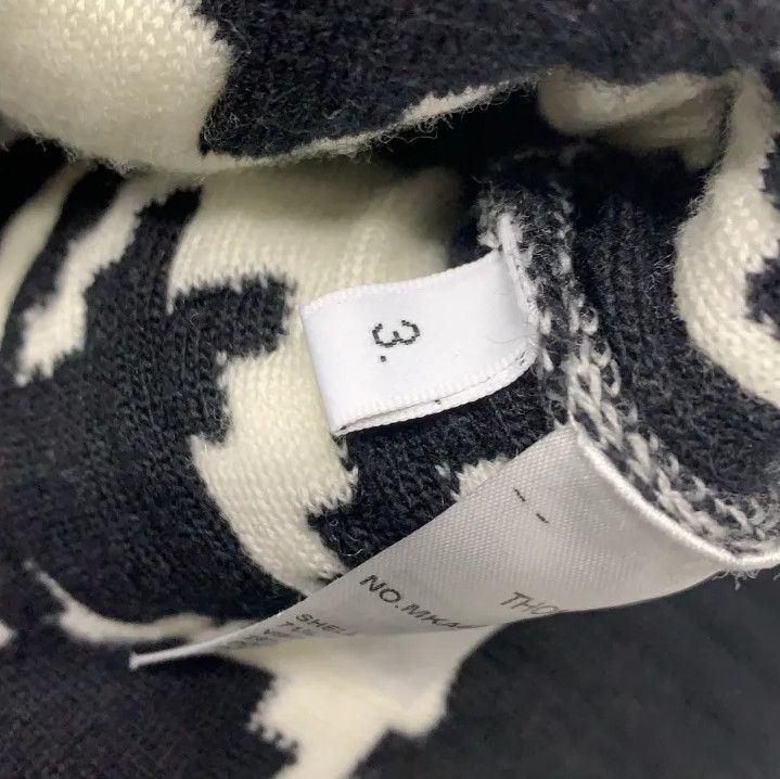 Thom Browne Thom Browne Black Houndstooth Wool Sweater Size US M / EU 48-50 / 2 - 3 Thumbnail