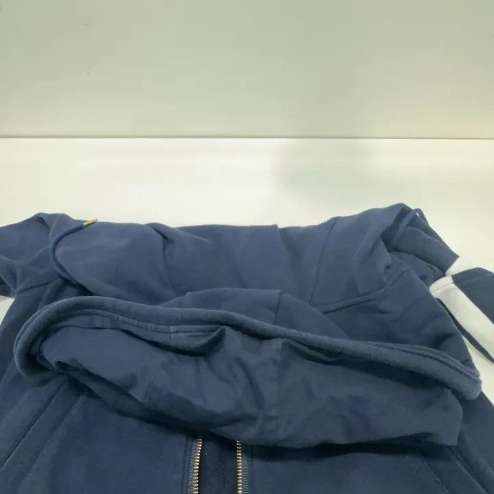 Thom Browne Thom Browne Classic Navy Hoodie with Stripes Size US S / EU 44-46 / 1 - 9 Thumbnail