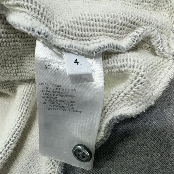 Thom Browne Thom Browne Gray Zip-Up Hoodie with Stripes Size US M / EU 48-50 / 2 - 4 Thumbnail