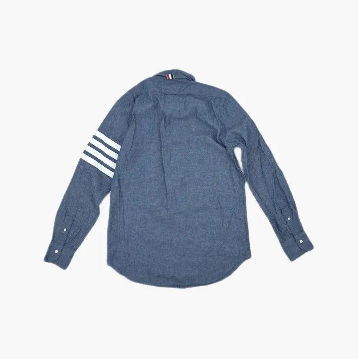 Thom Browne Classic Striped Long Sleeve Shirt