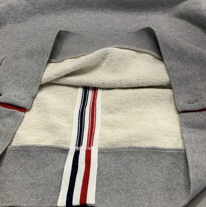 Thom Browne Thom Browne Gray Crewneck Long Sleeve Sweatshirt Size US S / EU 44-46 / 1 - 8 Thumbnail