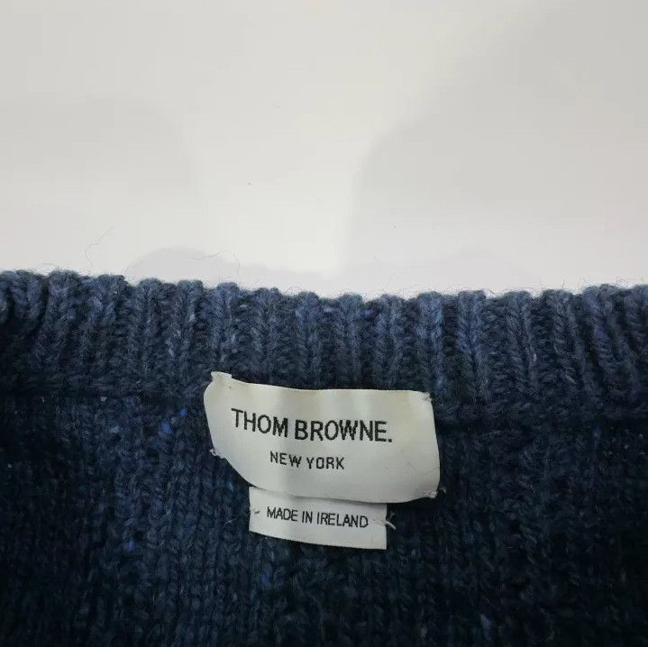 Thom Browne Thom Browne Classic Crewneck Wool Sweater Size US S / EU 44-46 / 1 - 4 Thumbnail