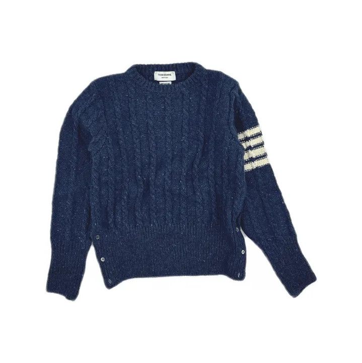 Thom Browne Thom Browne Classic Crewneck Wool Sweater Size US S / EU 44-46 / 1 - 2 Thumbnail