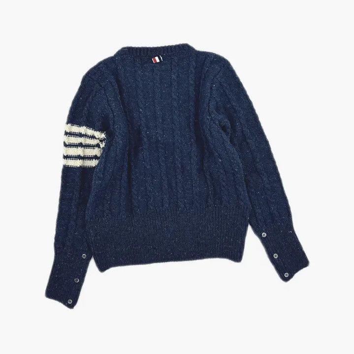 Thom Browne Thom Browne Classic Crewneck Wool Sweater Size US S / EU 44-46 / 1 - 3 Thumbnail