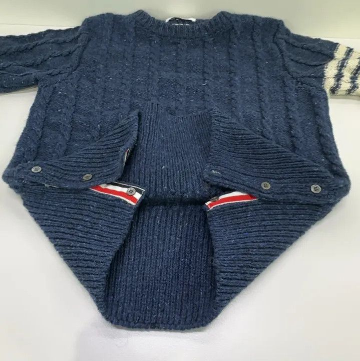 Thom Browne Thom Browne Classic Crewneck Wool Sweater Size US S / EU 44-46 / 1 - 10 Thumbnail
