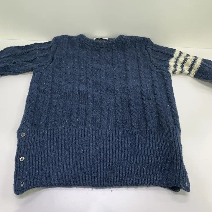 Thom Browne Thom Browne Classic Crewneck Wool Sweater Size US S / EU 44-46 / 1 - 9 Thumbnail