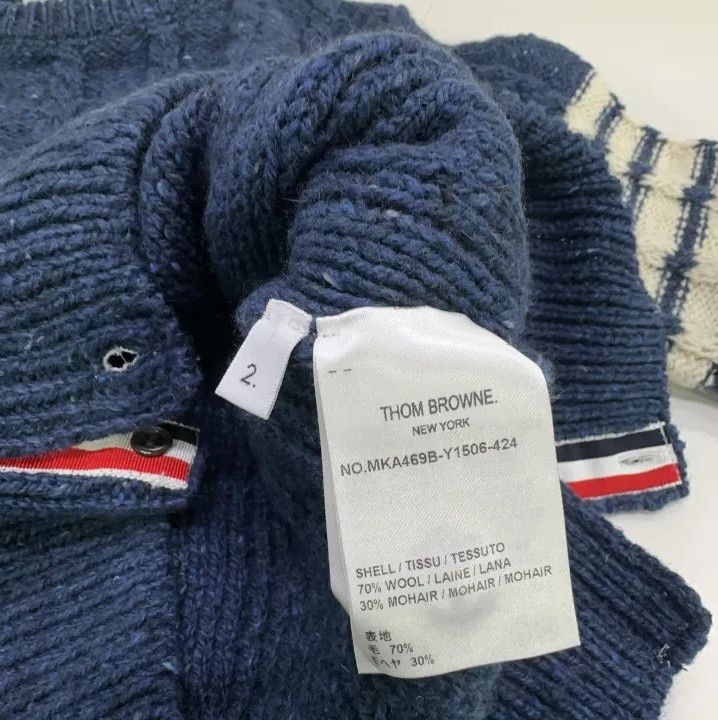 Thom Browne Thom Browne Classic Crewneck Wool Sweater Size US S / EU 44-46 / 1 - 5 Thumbnail
