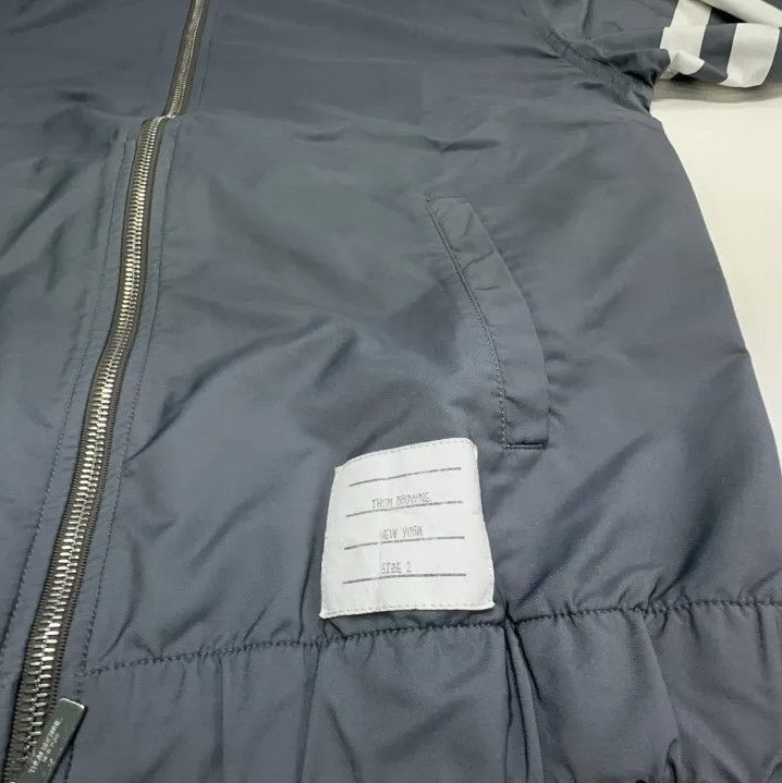 Thom Browne Thom Browne Classic Four Stripe Zip Jacket Size US S / EU 44-46 / 1 - 9 Thumbnail