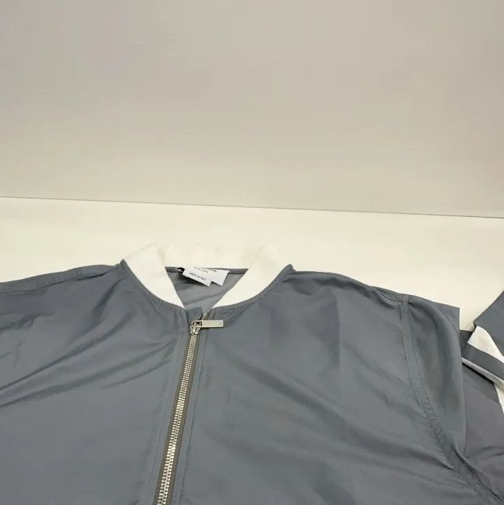 Thom Browne Thom Browne Classic Four Stripe Zip Jacket Size US S / EU 44-46 / 1 - 8 Thumbnail