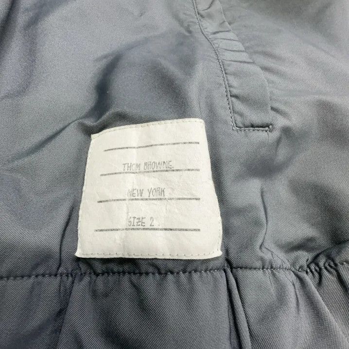 Thom Browne Thom Browne Classic Four Stripe Zip Jacket Size US S / EU 44-46 / 1 - 4 Thumbnail