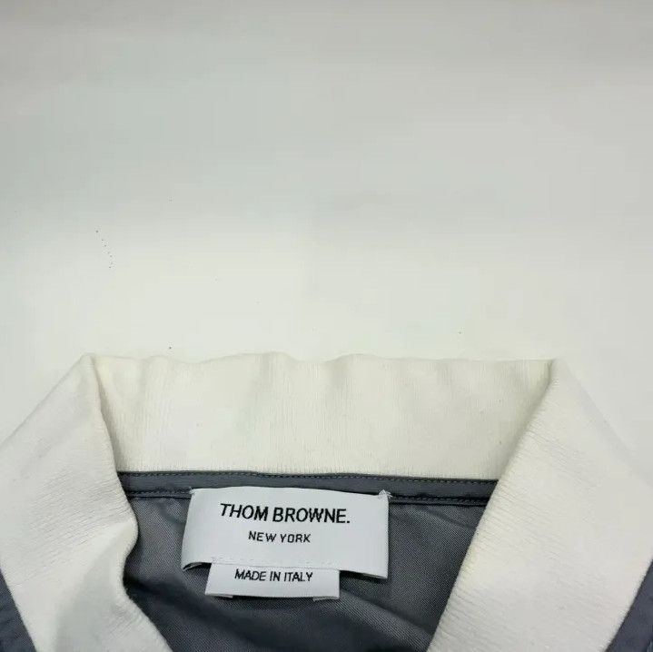 Thom Browne Thom Browne Classic Four Stripe Zip Jacket Size US S / EU 44-46 / 1 - 6 Thumbnail