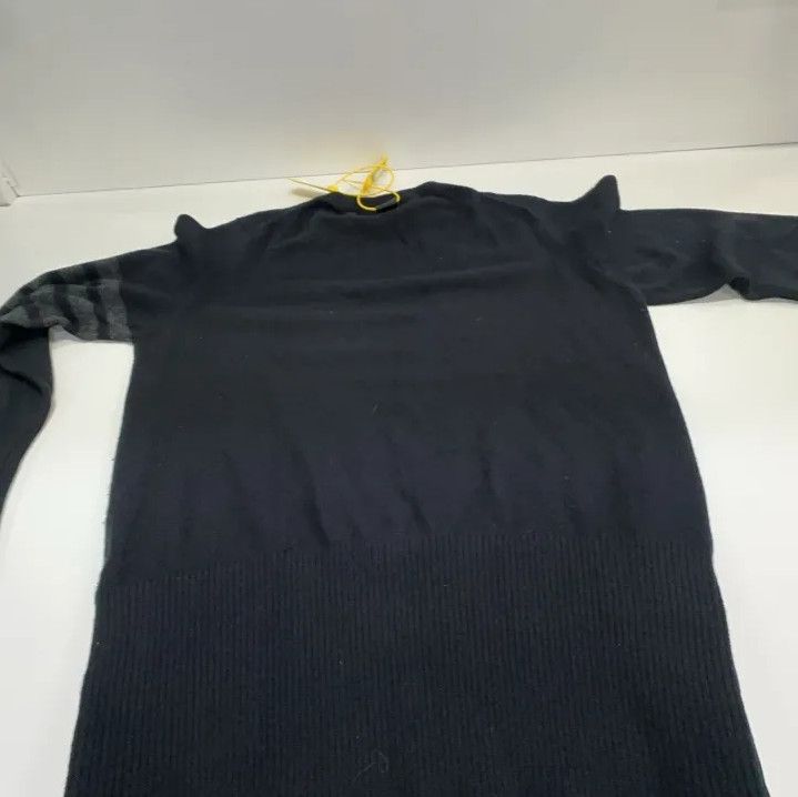 Thom Browne Thom Browne Black Long Sleeve Wool Sweater Size US S / EU 44-46 / 1 - 12 Thumbnail