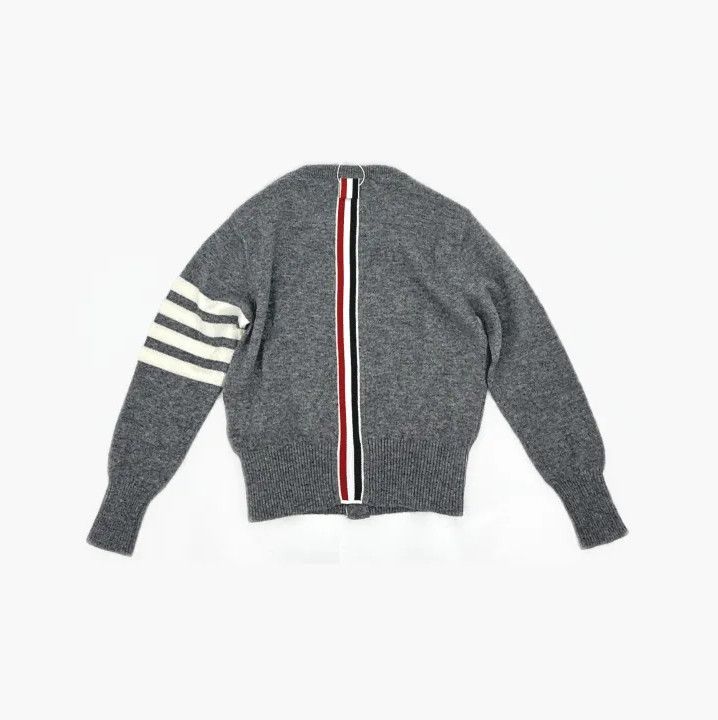 Thom Browne Thom Browne Gray Wool Cardigan for Kids Size US S / EU 44-46 / 1 - 3 Thumbnail