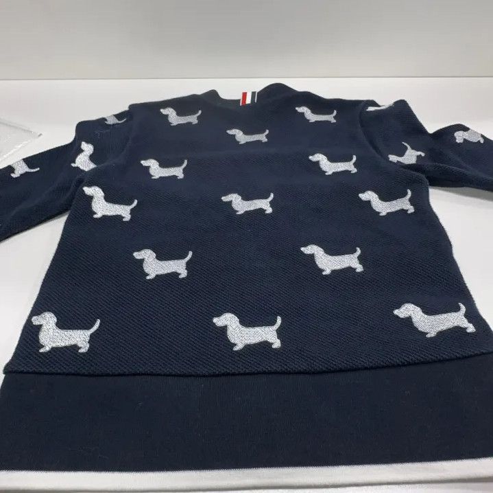 Thom Browne Thom Browne Dog Pattern Knit Cardigan Size US S / EU 44-46 / 1 - 11 Thumbnail