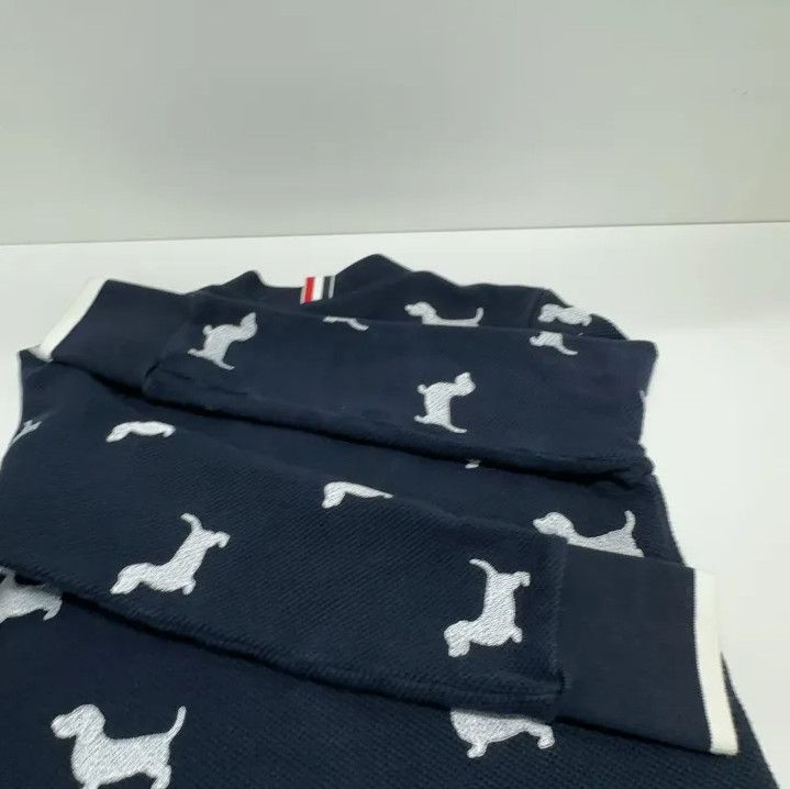 Thom Browne Thom Browne Dog Pattern Knit Cardigan Size US S / EU 44-46 / 1 - 12 Thumbnail