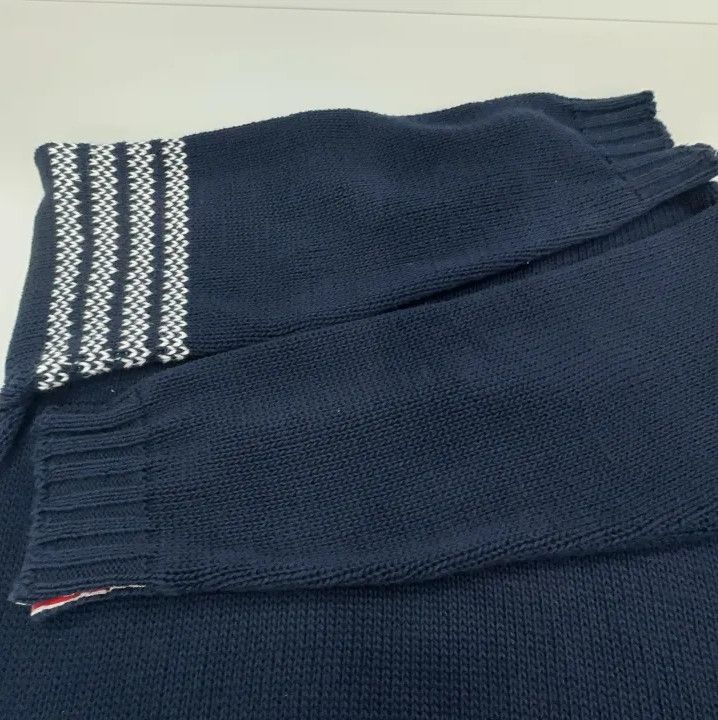 Thom Browne Thom Browne Navy Blue Dolphin Knit Sweater Size US M / EU 48-50 / 2 - 11 Thumbnail