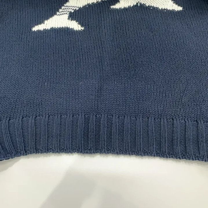 Thom Browne Thom Browne Navy Blue Dolphin Knit Sweater Size US M / EU 48-50 / 2 - 9 Thumbnail