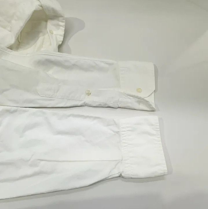 Thom Browne Thom Browne White Casual Long Sleeve Shirt Size US M / EU 48-50 / 2 - 9 Thumbnail