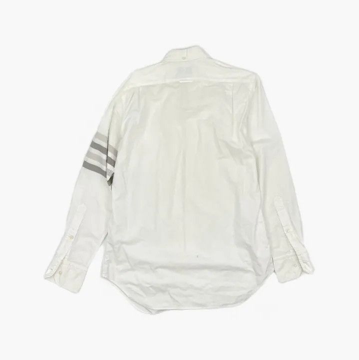 Thom Browne Thom Browne White Casual Long Sleeve Shirt Size US M / EU 48-50 / 2 - 3 Thumbnail