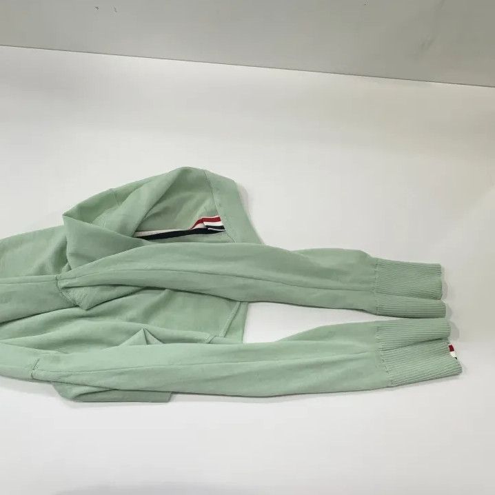 Thom Browne Thom Browne Green V-Neck Wool Cardigan Sweater Size US M / EU 48-50 / 2 - 13 Thumbnail