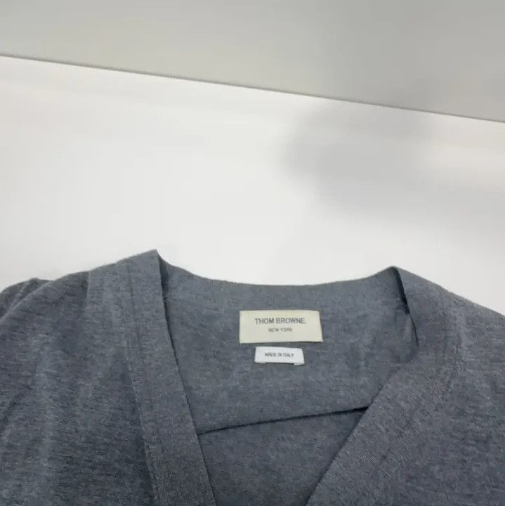 Thom Browne Thom Browne Gray Long Sleeve Cardigan Size US S / EU 44-46 / 1 - 6 Thumbnail