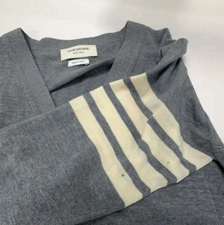 Thom Browne Thom Browne Gray Long Sleeve Cardigan Size US S / EU 44-46 / 1 - 9 Thumbnail