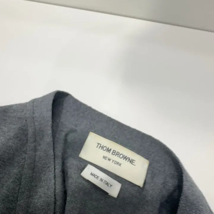 Thom Browne Thom Browne Gray Long Sleeve Cardigan Size US S / EU 44-46 / 1 - 5 Thumbnail