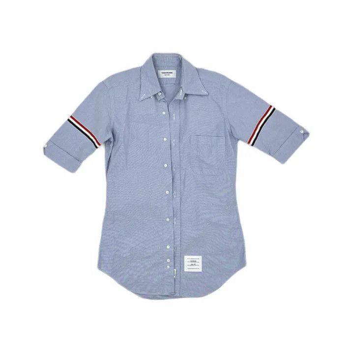Thom Browne Thom Browne Short Sleeve Striped Shirt for Men Size US S / EU 44-46 / 1 - 2 Thumbnail