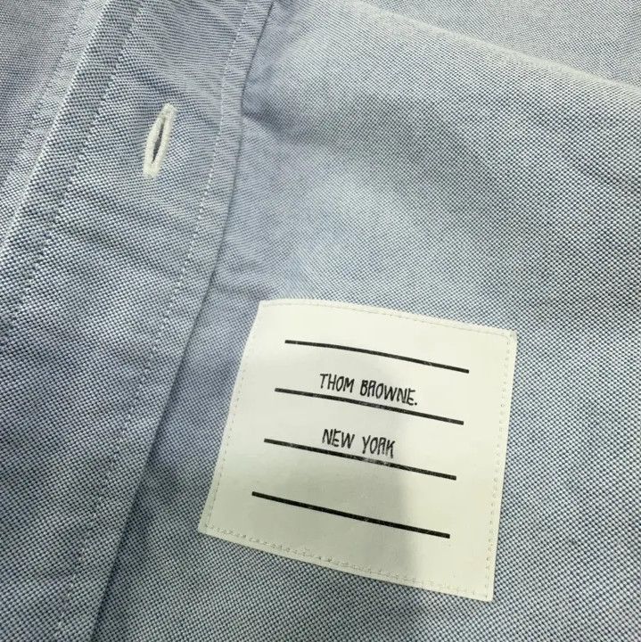 Thom Browne Thom Browne Short Sleeve Striped Shirt for Men Size US S / EU 44-46 / 1 - 5 Thumbnail
